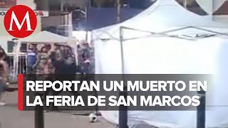 Riña en la Feria de San Marcos deja como saldo un muerto y un herido de gravedad [upl. by Enylodnewg394]