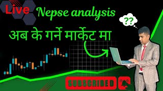 Nepse live Daily nepse analysis  Nepse technical analysis today [upl. by Franky]