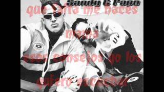 madre  sandy y papo  letra  josell1026 wmv [upl. by Ennalyrehc13]