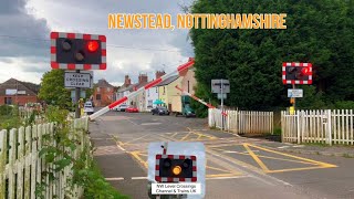 Newstead Level Crossing Nottinghamshire [upl. by Bijan820]