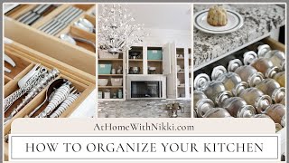 ORGANIZED KITCHEN TOUR  How To Organize Your Kitchen [upl. by Hiroshi]