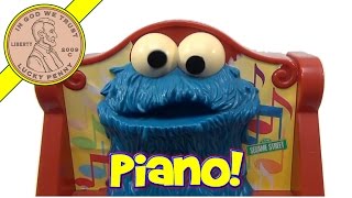 Vintage 1976 Sesame Street Cookie Monster Musical Toy Piano Child Guidance  Crazy Spinning Eyes [upl. by Gemmell]