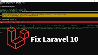 Failed to download laravellaravel from dist The zip extension and unzip7z commands are both miss [upl. by Anselma]