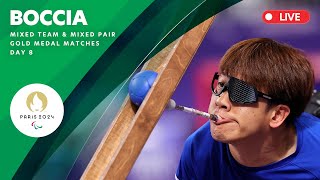 Boccia  Mixed Team amp Mixed Pair Gold Medal Matches  Day 8 [upl. by Norvil]