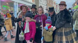 Rochester Dickensian Christmas Festival 2021 Rochester  Charles Dickens  England  Christmas 2021 [upl. by Neddie]