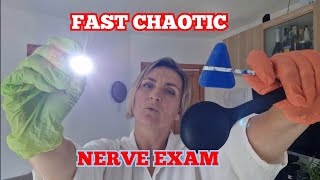 ASMR FAST CHAOTIC CRANIAL NERVE EXAM asmr lofi relax fast relaxing [upl. by Callahan]