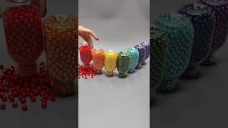 Amazing Reverse Colorful Pearls ASMR Oddly Beads Sound satisfying asmr dominogirl [upl. by Pitt310]