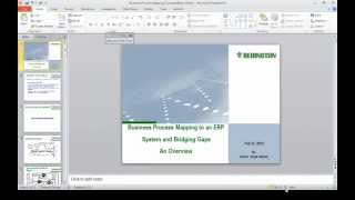 ERP Systems Series Session 2 Business Process Mapping to an ERP System and Bridging Gaps [upl. by Cutcheon106]