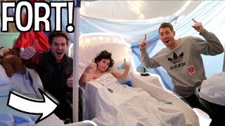 HOSPITAL ROOM BLANKET FORT [upl. by Nnek32]