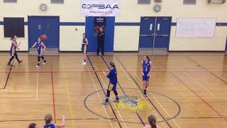 Huntsville High School VS LoEllen Park SS OFSAA GIRLS BASKETBALL [upl. by Ilellan]