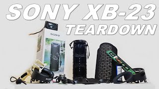 SONY SRS XB23 COMPLETE TEARDOWN [upl. by Nwahsav]