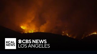 Evacuations underway as 7000 acre Line Fire continues to burn in San Bernardino County [upl. by Loftis]