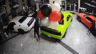 RAW Thieves steal 6 sports cars from Kentucky dealership in under 45 seconds [upl. by Essirehs]