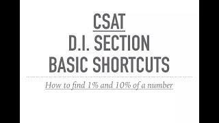 CSAT SERIES FOR UPSC  IAS  Data Interpretation Shortcuts 1 [upl. by Sena]