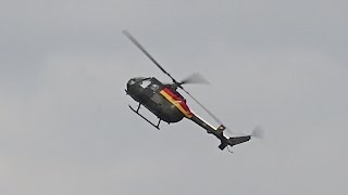 MBB BO105P1M German Army Bundeswehr flying Display at Volkel Luchtmachtdagen 2013 [upl. by Barstow]