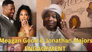 MEAGAN GOOD amp JONATHAN MAJORS ARE ENGAGED [upl. by Harbison]