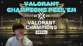 Valorant Champions Pick em  Kurio [upl. by Hanschen]