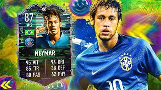 JE TESTE NEYMAR 87 FLASHBACK  rentable ou douille  🇧🇷   FIFA 22 Ultimate Team [upl. by Hoffmann757]