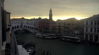 Venice Rialto Bridge Italy by earthTV live camera [upl. by Ahsiuqram]