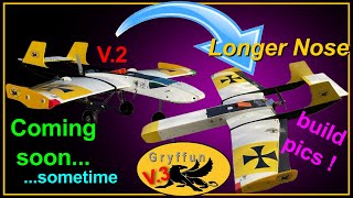 DIY RC plane Gryffun V3 NEW LONGER Nose [upl. by Corene820]