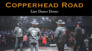 Copperhead Road  Line Dance DEMO [upl. by Stevy29]