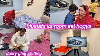 Husband apna saman ly gai dusry ghar  mustafa ka room set hogya  sitara yaseen vlog [upl. by Ladnyk]