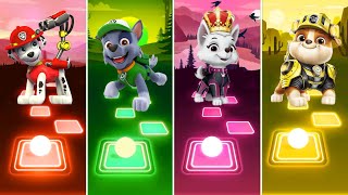 Rubble Paw Patrol 🆚 Sweetie Paw Patrol 🆚 Rocky Paw Patrol 🆚 Marshall Paw Patrol  Tiles Hop [upl. by Nerhe]