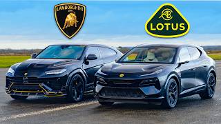 900hp Lotus Eletre R v Lambo Urus DRAG RACE [upl. by Bradly]