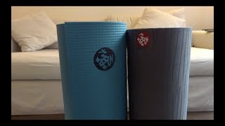 Manduka Pro vs eKo Yoga Mat Comparison [upl. by Brower]