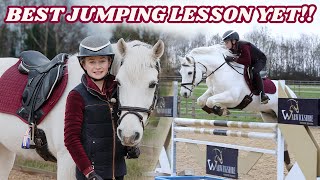 BEST JUMPING LESSON YET JOIN MY JUMPING TRAINING [upl. by Eislrahc]