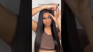 9x6 Upgrade Pre Cut HD Lace Bone Straight Wig Tiny knots Preeverything einbeautyhair wigs [upl. by Butterworth]