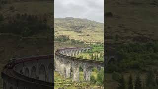 Hogwarts Express at Glenfinnan Viaduc [upl. by Mehetabel]