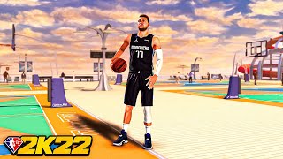 My LUKA DONCIC BUILD on NBA 2K22 is MAGIC… [upl. by Ardnnaed]