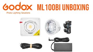 Godox ML 100 Bi Unboxing [upl. by Byrle]