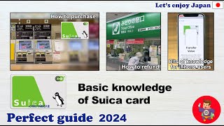 Basic knowledge of Japan’s Suica 2024 Lets enjoy Japan [upl. by Saimerej754]