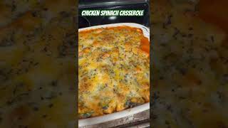 Chicken Spinach Casserole shorts foodshorts casserole [upl. by Houlberg632]