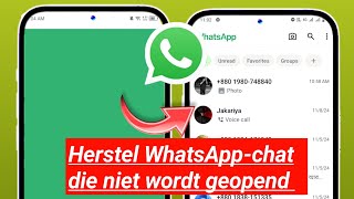 Hoe het probleem met het groene en grijze scherm van WhatsApp op te lossen [upl. by Nodnarb]