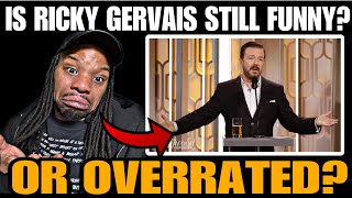 HE IS A SAVAGE RICKY Gervais First Time Reaction quotGOLDEN GLOBESquot [upl. by Siuqcram]