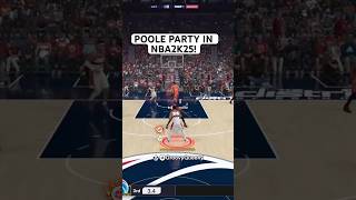 Poole Party in NBA2K25 2kcommunity shorts fyp nba2k25 [upl. by Sik]