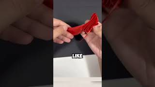 Easiest Way Ribbon flower in 2✌️ MINUTE ribbon flowers diy bow craft easy reels shorts rose [upl. by Karrah]