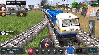 ALCO WDM3D Pulls ICF Utkrisht Coaches Train  Indian Train Simulator Android Gameplay  Train Games [upl. by Hceicjow]