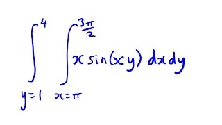 Double Integral Example looks impossible [upl. by Ettenoj]