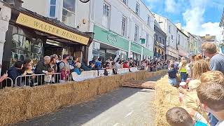 BIDEFORD SOAP BOX RACE FLINSTONES IN SLOW MO ON 7TH JULY 2024 [upl. by Arella24]