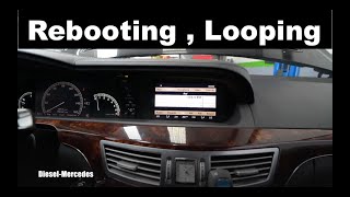 Mercedes S550 COMAND System Rebooting Looping Radio CD Navigation [upl. by Toth]