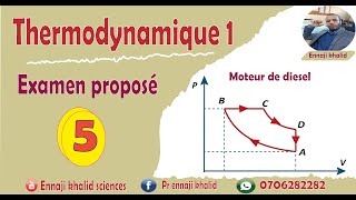 Examen proposé 5 thermodynamique 1 [upl. by Tonnie]