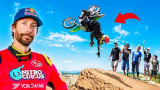 Beginners Try Backflipping Motorcycles With Travis Pastrana [upl. by Rramaj]