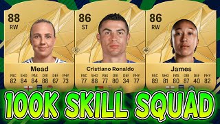 Insane 100k Skill Team In FC25 FC25 Squad Builder [upl. by Nylatsyrc]