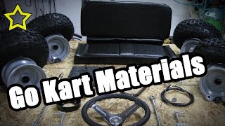 Go Kart Materials How to Build a Go Kart Frame Materials [upl. by Nhguavoj]