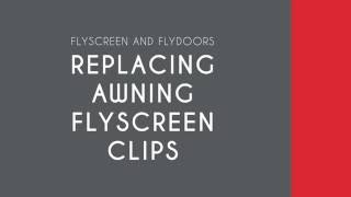 How to Change Flyscreen Clip on Awning Windows with Jason Windows [upl. by Siusan]