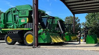 3 Row Cotton Picker  Delta Spindle Saves the Day [upl. by Anitnamaid428]